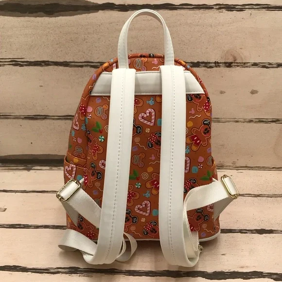 Disney LoungeFly Ginger Bread Backpack & Wallet - Picture 5 of 14
